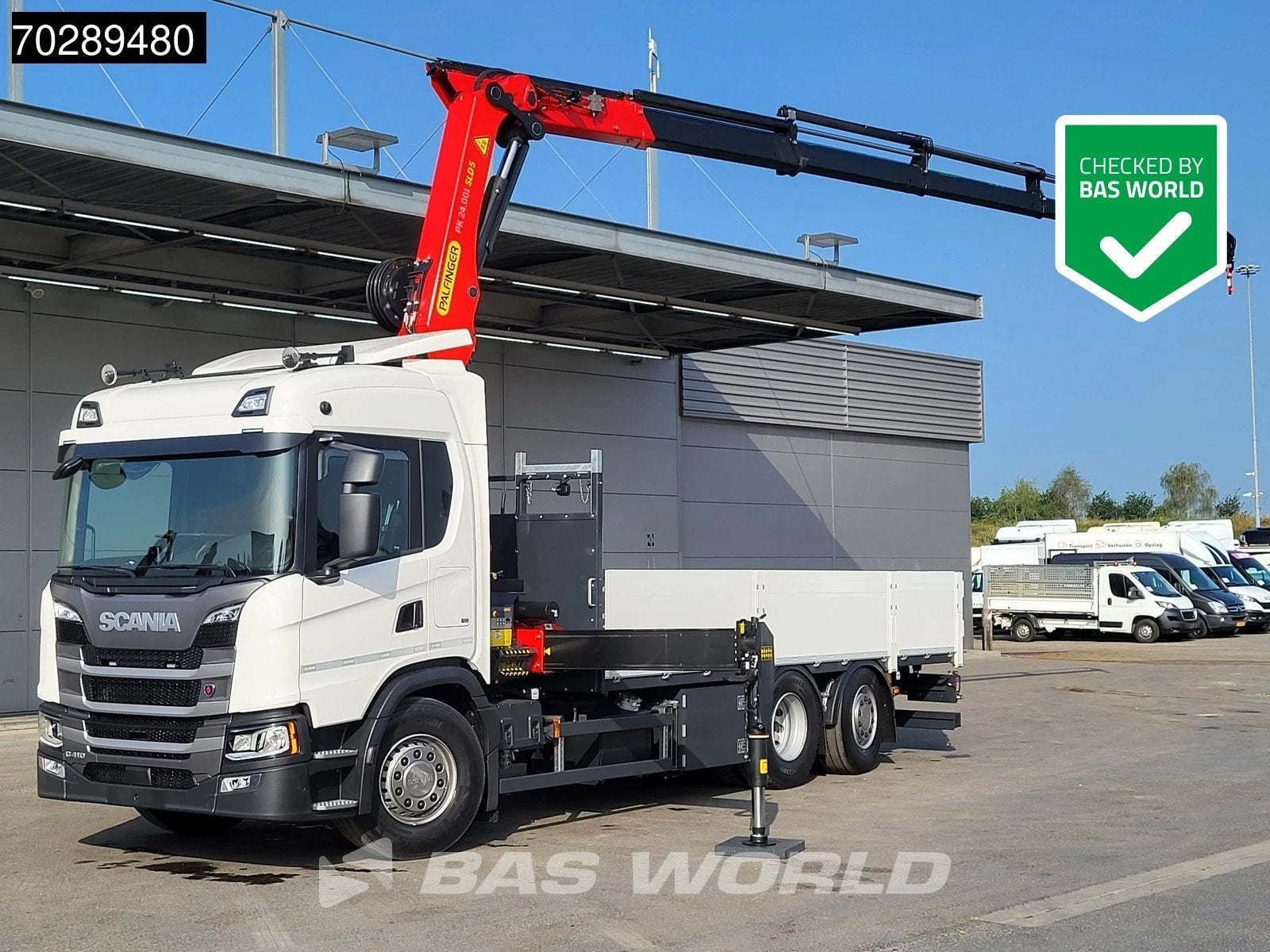 Scania G410 6X2 New! Palfinger PK24.001 SLD 5 Crane Kran Ret, Auto's, Vrachtwagens, Automaat, Stof, Euro 6, Scania