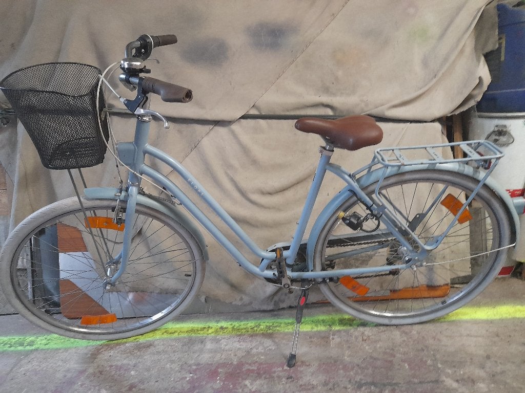 Damesfiets B-TWIN ELOPS 520, Velgrem, Versnellingen, Ophalen, Overige merken