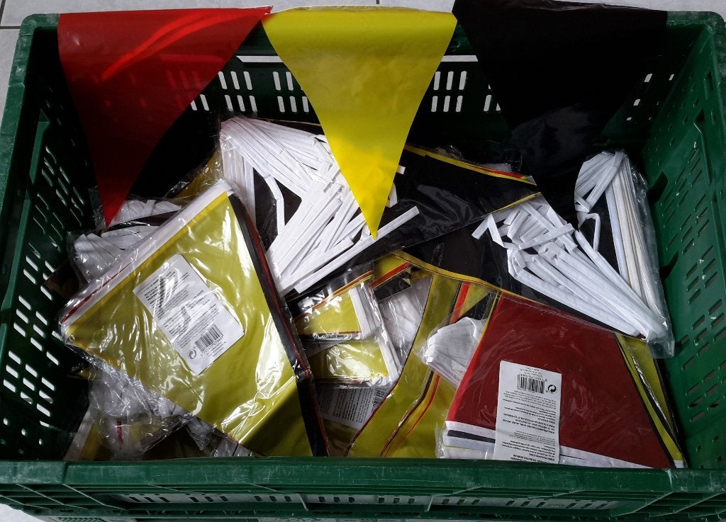 Lot / partij vlaggenlijnen 10m BELGIUM / BELGÏE ( NIEUW ), Enlèvement ou Envoi, Neuf