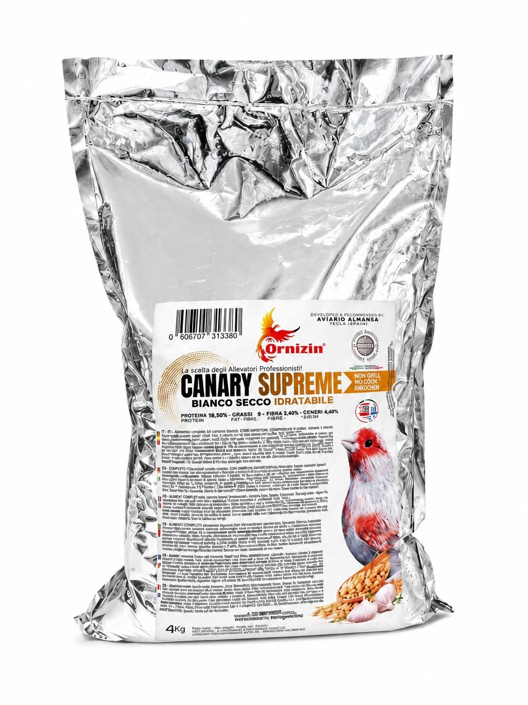 Canary Supreme 4kg - Eivoer - Krachtvoer - Pâtée, Ophalen