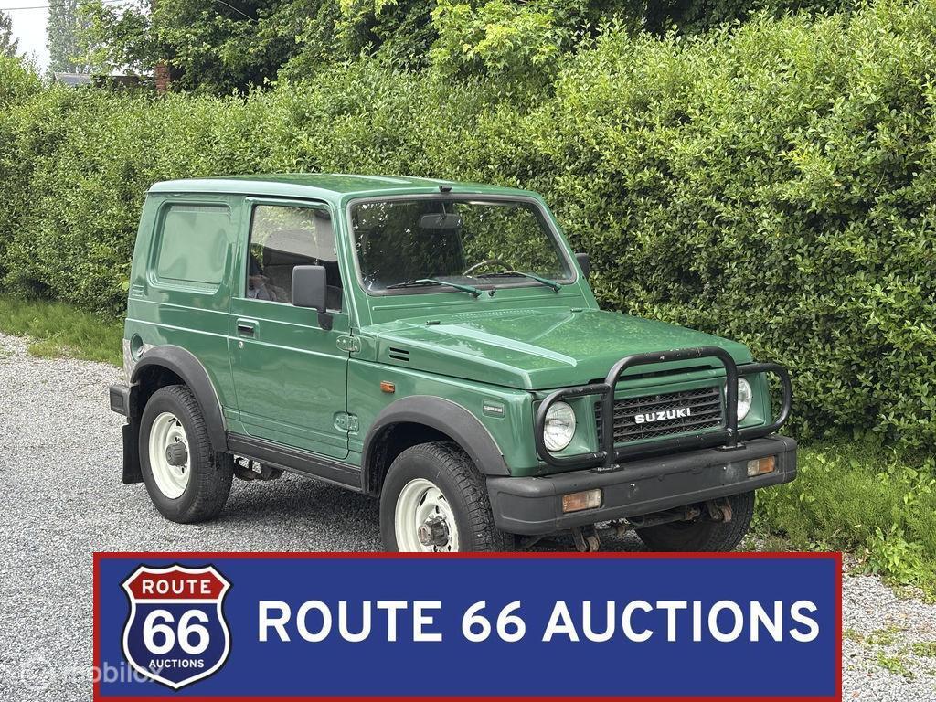 Suzuki Samurai | 1991 | Route 66 Auctions, Zwart, Bedrijf, Handgeschakeld, Overige carrosserie
