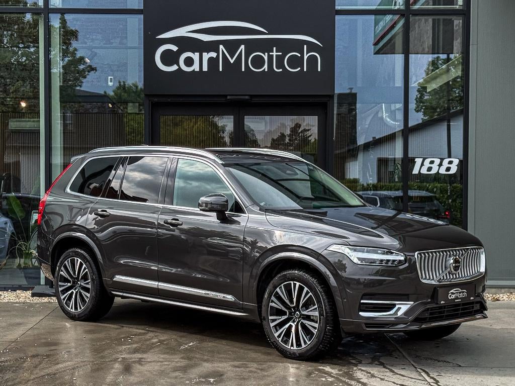 Volvo XC90 T8 Recharge AWD - 7Zit | ACC | Keyless | Trekhaak, Auto's, 4 cilinders, 7 zetels, Leder, 327 kW