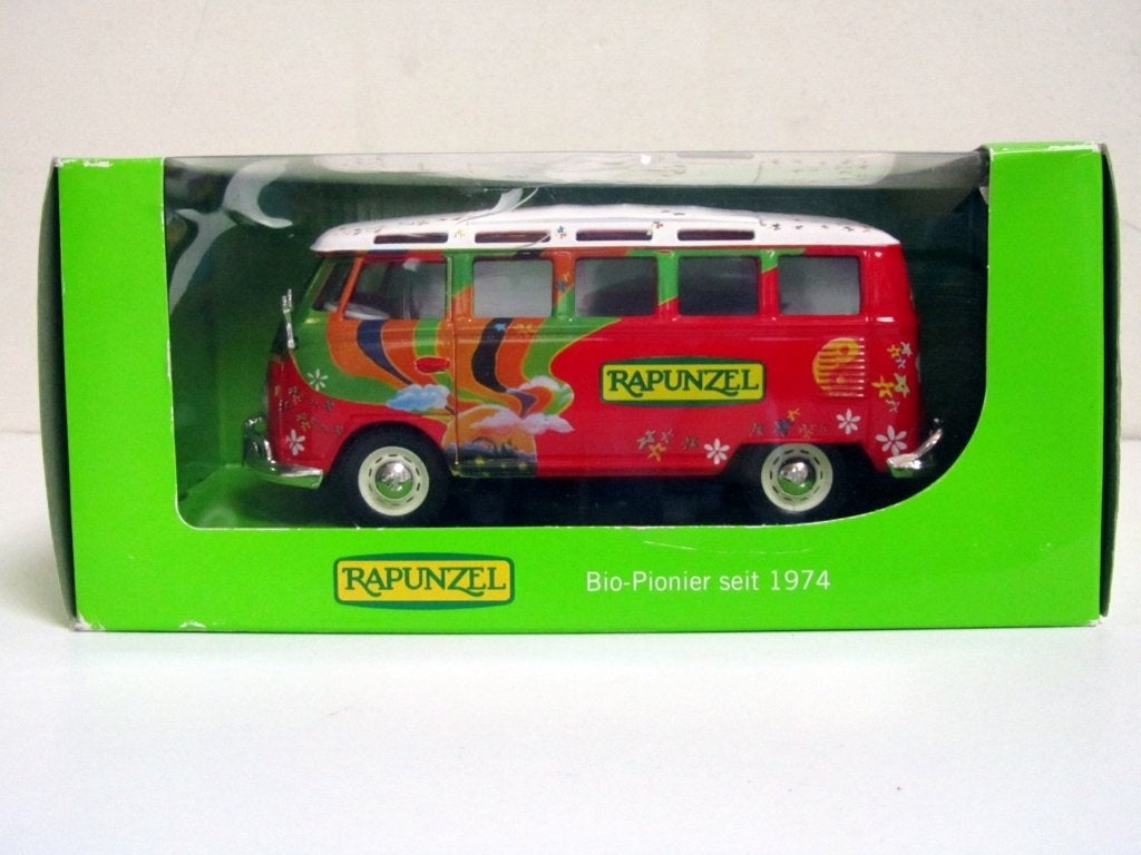 VW Volkswagen T1 Bus Samba 1962 "RAPUNZEL" 1:25 Maisto 2005, Ophalen of Verzenden, Nieuw, Bus of Vrachtwagen