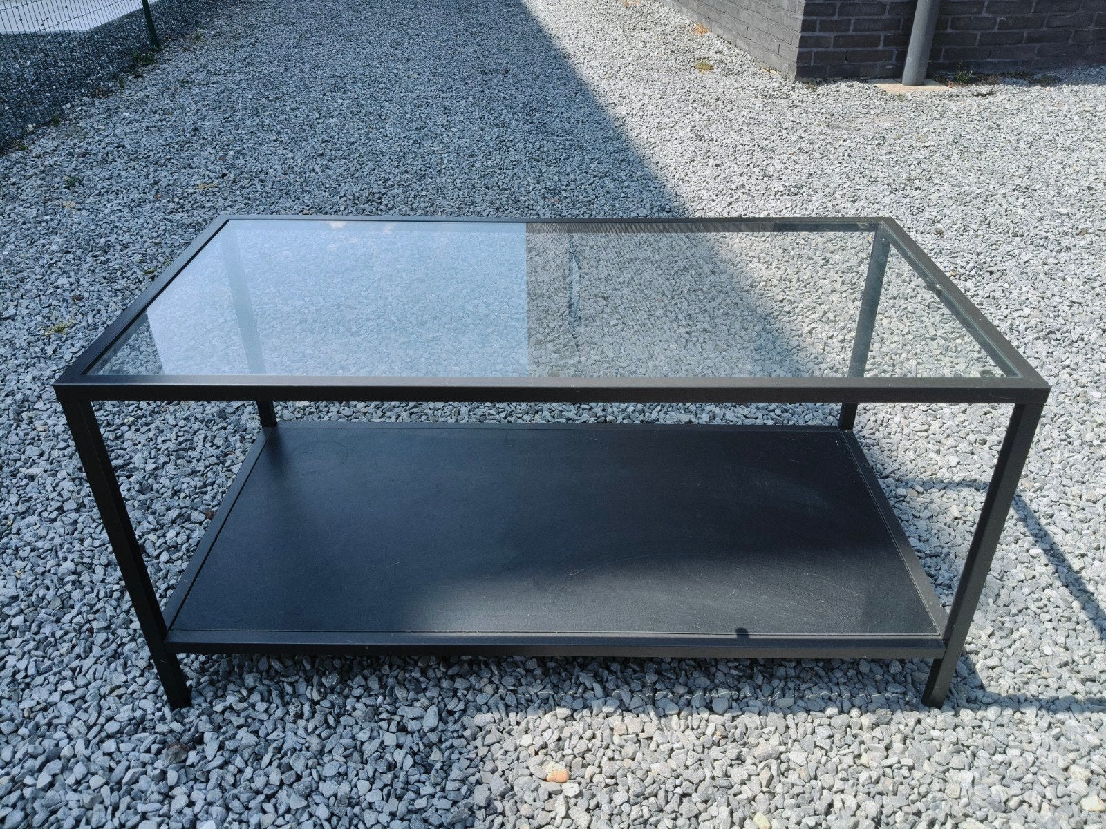 Glazen salontafel, Huis en Inrichting, Tafels | Salontafels, Ophalen