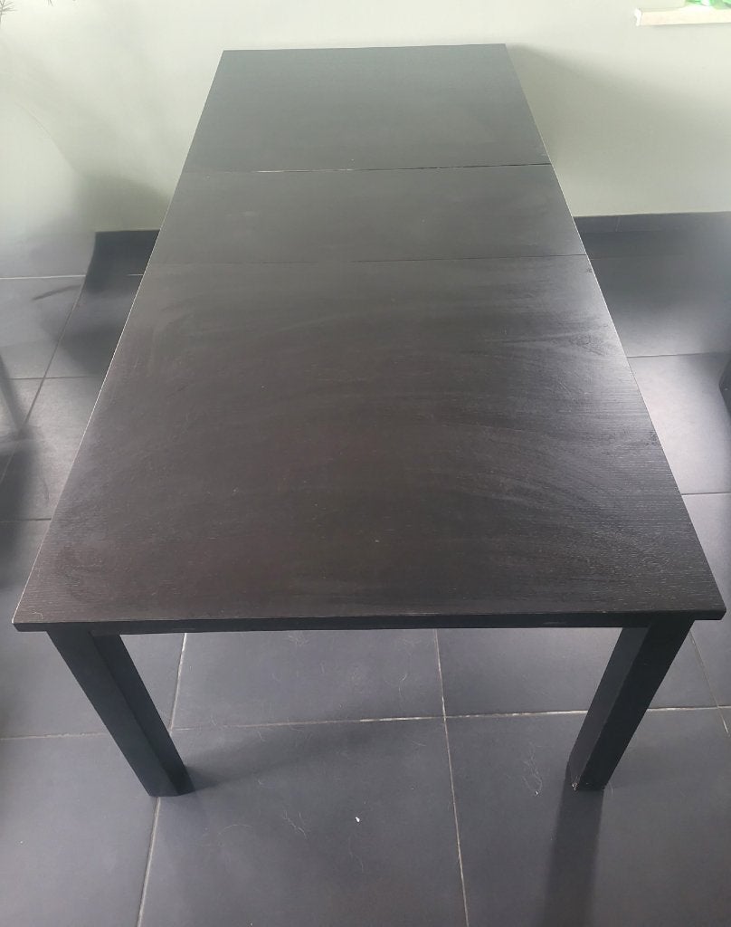 Eettafel + 6 stoelen, Ophalen, Gebruikt, 50 tot 100 cm, Vijf personen of meer