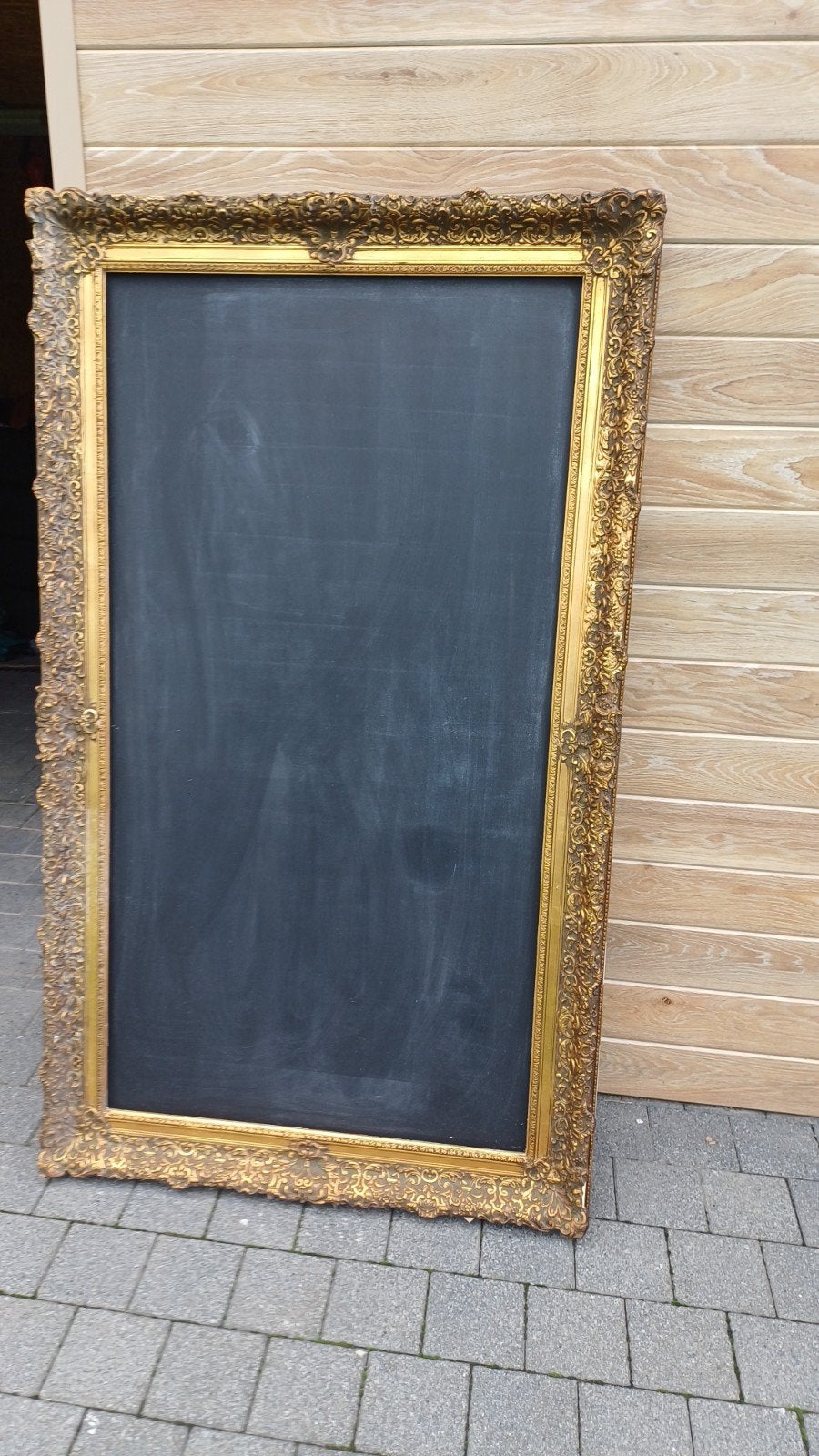 krijtbord, oude schilderij kader, Ophalen, Krijtbord