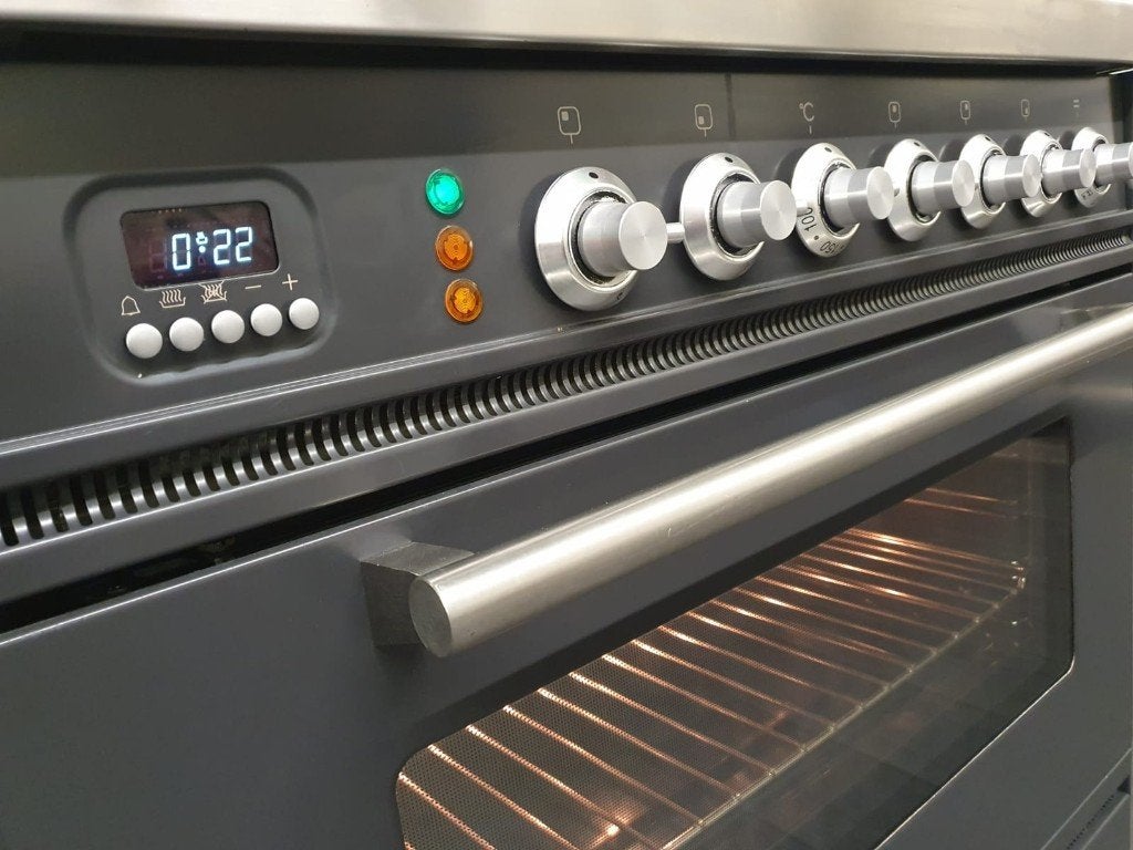 🔥Boretti Fornuis 80cm antraciet + rvs 1 elektrische oven, Ophalen, 60 cm of meer, Zo goed als nieuw, Energieklasse A of zuiniger