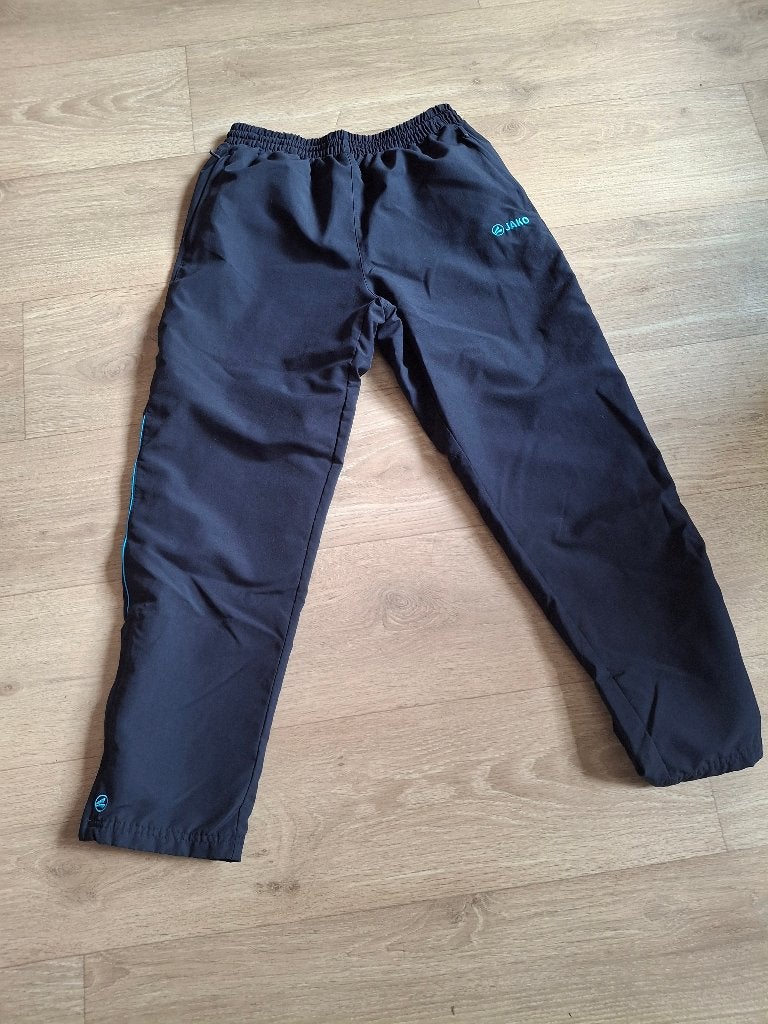 trainingsbroek Jacko maat S in nieuwstaat, Ophalen of Verzenden, Zo goed als nieuw, Maat 46 (S) of kleiner, Blauw