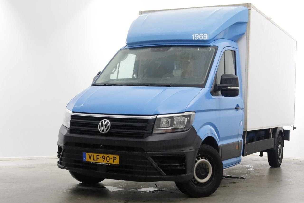 Volkswagen Crafter 35 2.0 TDI E6 Bakwagen met achterdeuren 2, Auto's, ABS, Blauw, Bedrijf, 277 g/km