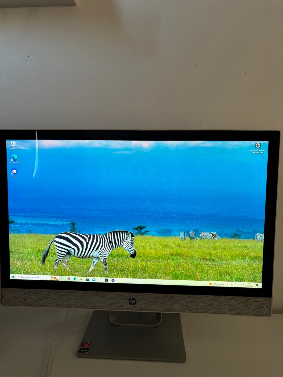 HP pc, Computers en Software, Ophalen, HDD, 2 tot 3 Ghz, Met monitor