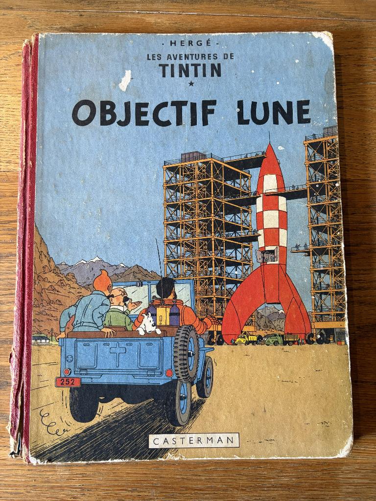 Tintin, Objective Line, Enlèvement ou Envoi, Une BD, Utilisé, Herge