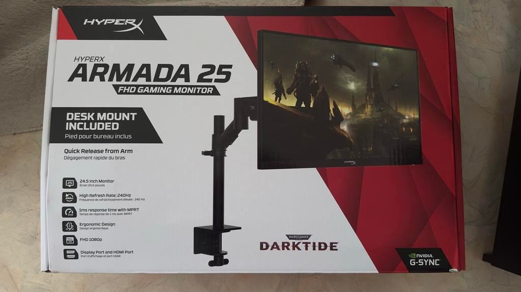 Moniteur gaming hypex armada 25, Informatique & Logiciels, Moniteurs, Gaming, IPS, 1 à 2 ms, Full HD