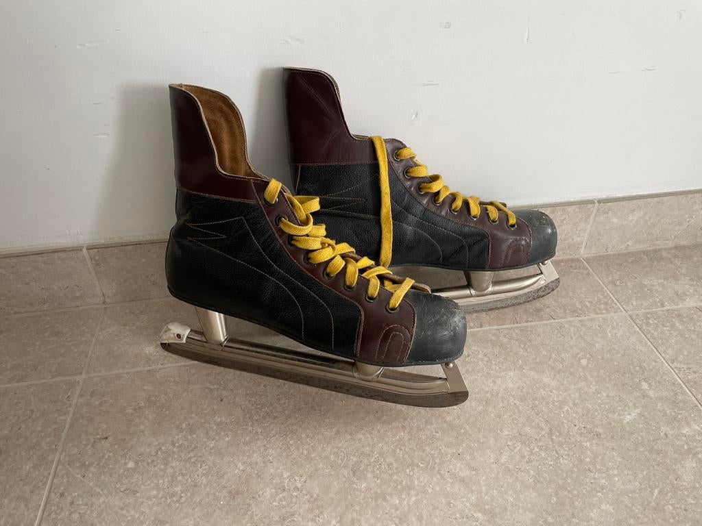Patins de hockey sur glace vintage - Kovopol «Special 502»., Enlèvement ou Envoi, Utilisé, Patins de hockey sur glace