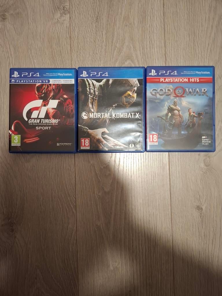 Gran Turismo Sport, Mortal Kombat X, God of War, Games en Spelcomputers, Ophalen of Verzenden