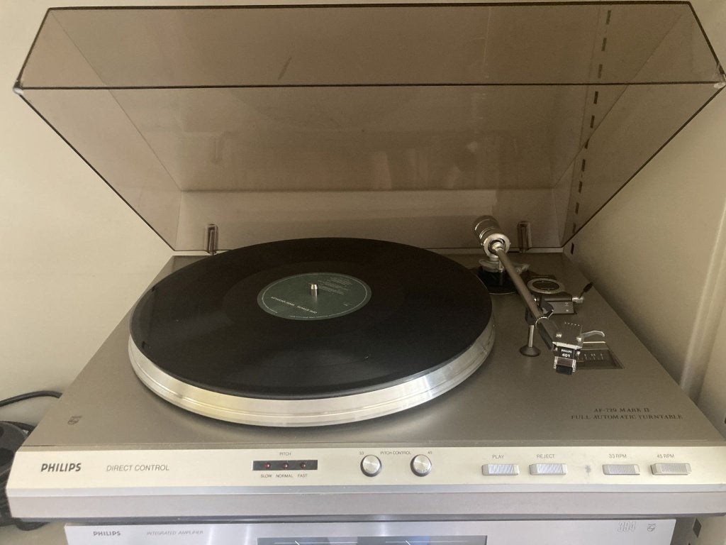 Philips AF-729 Mark II Direct Control Platenspeler, TV, Hi-fi & Vidéo, Philips, Tourne-disque, Enlèvement ou Envoi, Utilisé