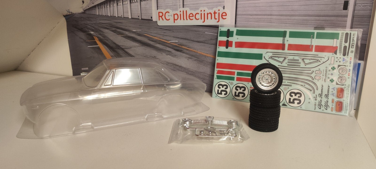Carrosserie Tamiya Alfa Romeo Giulia, Enlèvement ou Envoi, Tamiya
