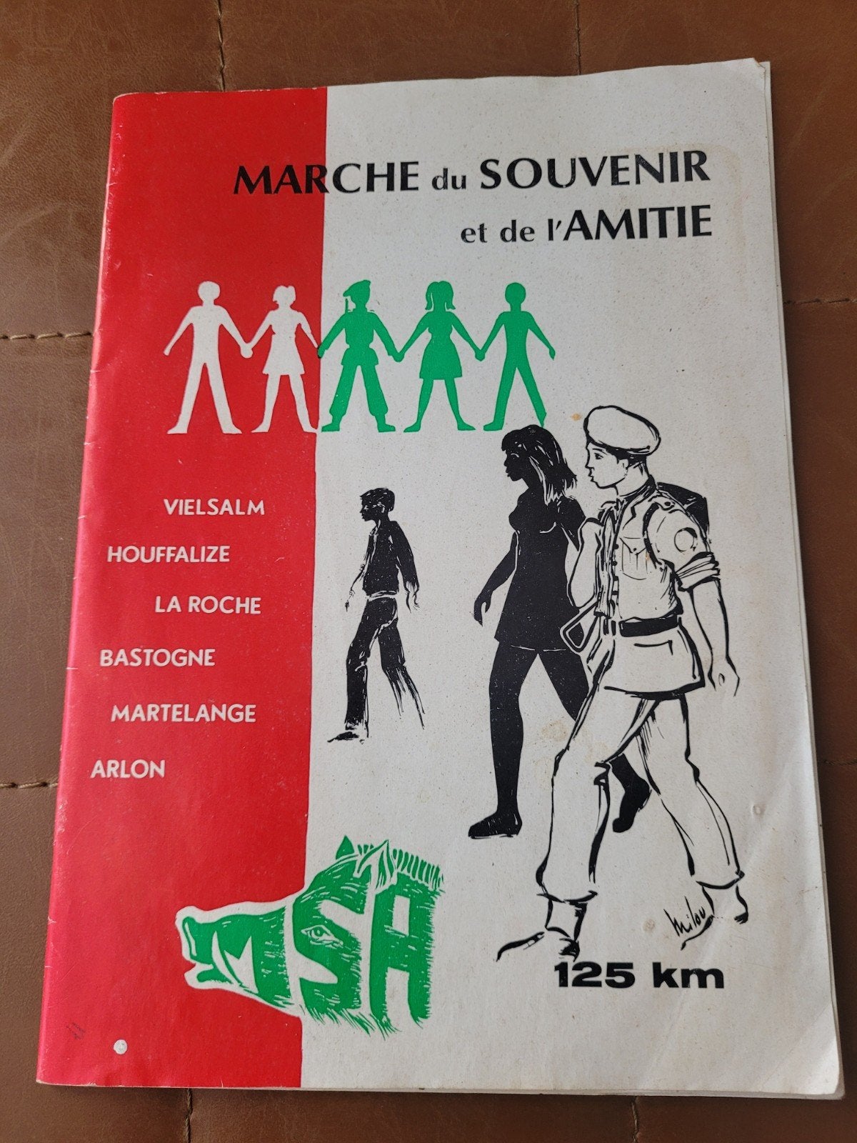 Marche du Souvenir et de l'Amitié, Ophalen of Verzenden