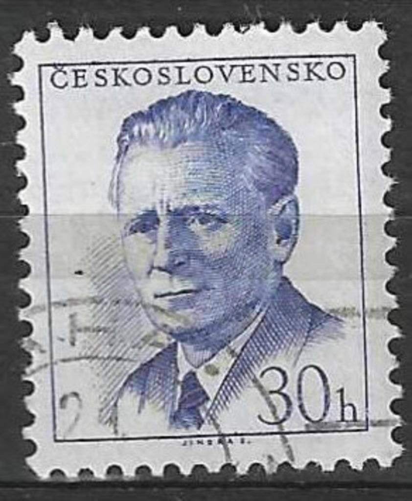 Tchécoslovaquie 1958/1959 - Yvert 965 - Novotny (ST), Envoi, Affranchi