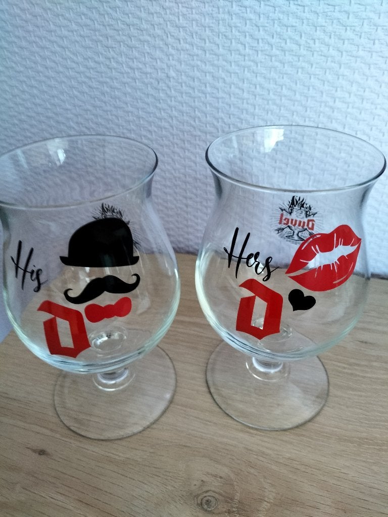 Duvelglazen. Hers en His, Ophalen of Verzenden, Nieuw, Glas of Glazen, Duvel