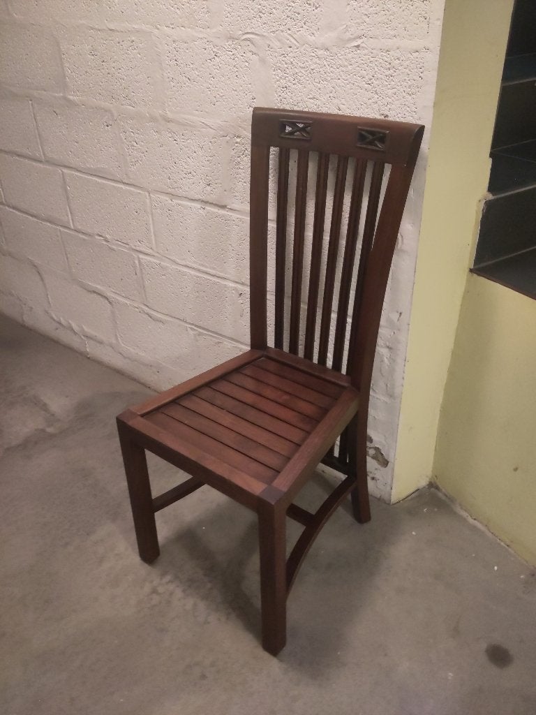 lot de 4 chaises, Enlèvement, Utilisé, Brun, Quatre