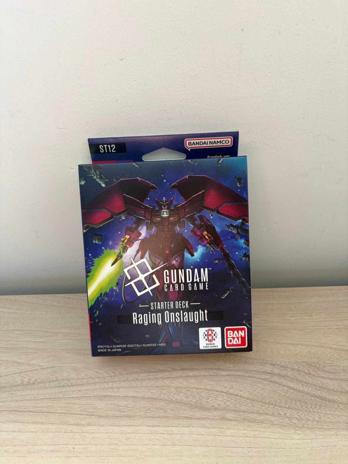 Gundam Card Game ST12 Raging Onslaught Starter Deck, Enlèvement ou Envoi, Comme neuf