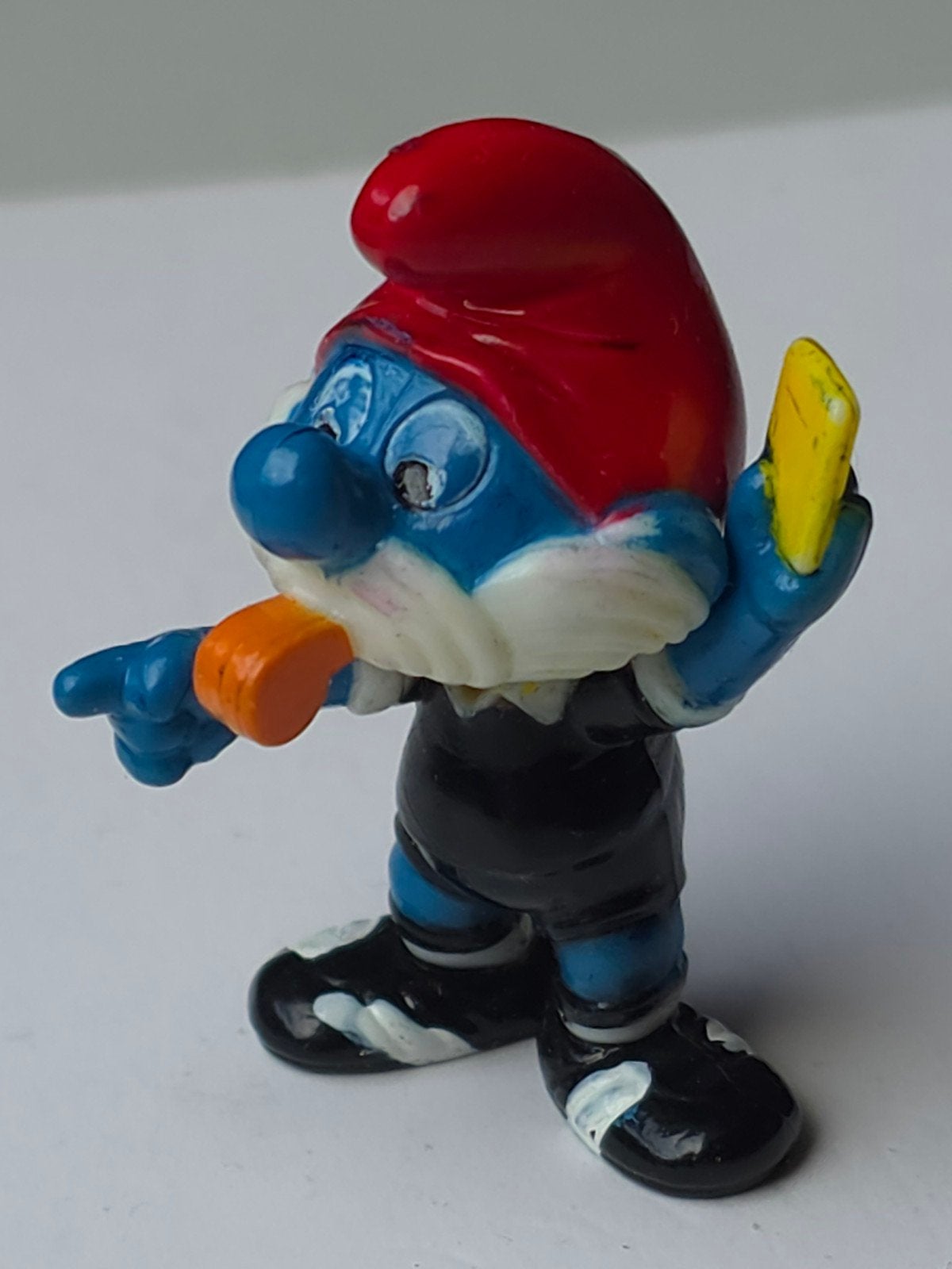 Mini figurine Grand schtroumpf kinder, Collections, Envoi, Utilisé, Grand Schtroumpf, Poupée, Figurine ou Peluche