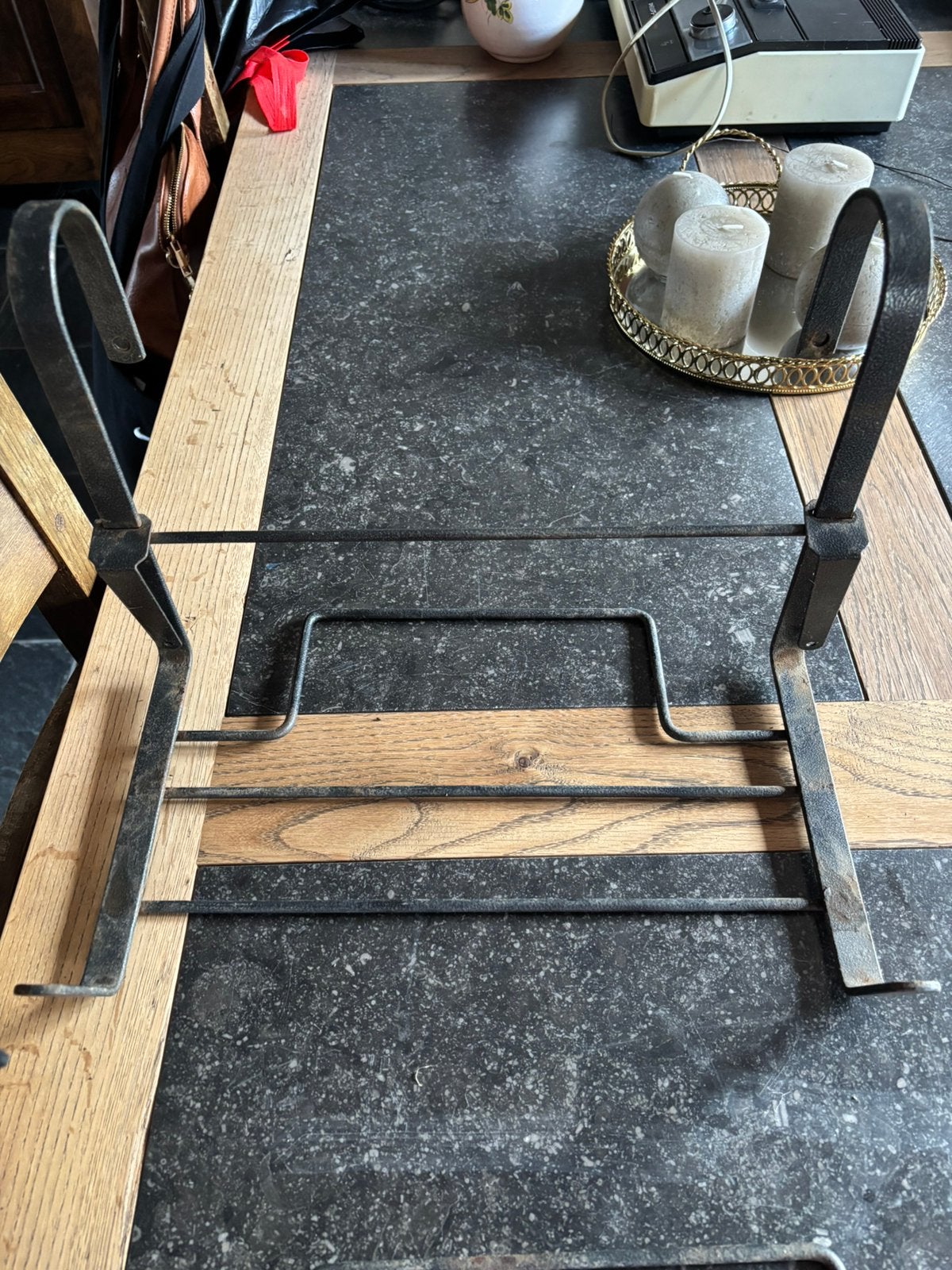 3 supports de jardinière de balcon en métal, Jardin & Terrasse, Enlèvement ou Envoi, Comme neuf, Métal, Balcon