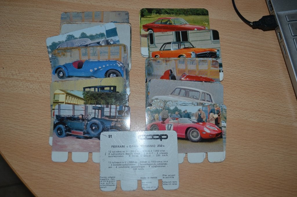 autoplaatjes COOP, Verzamelen, Ophalen of Verzenden, Zo goed als nieuw, Auto's