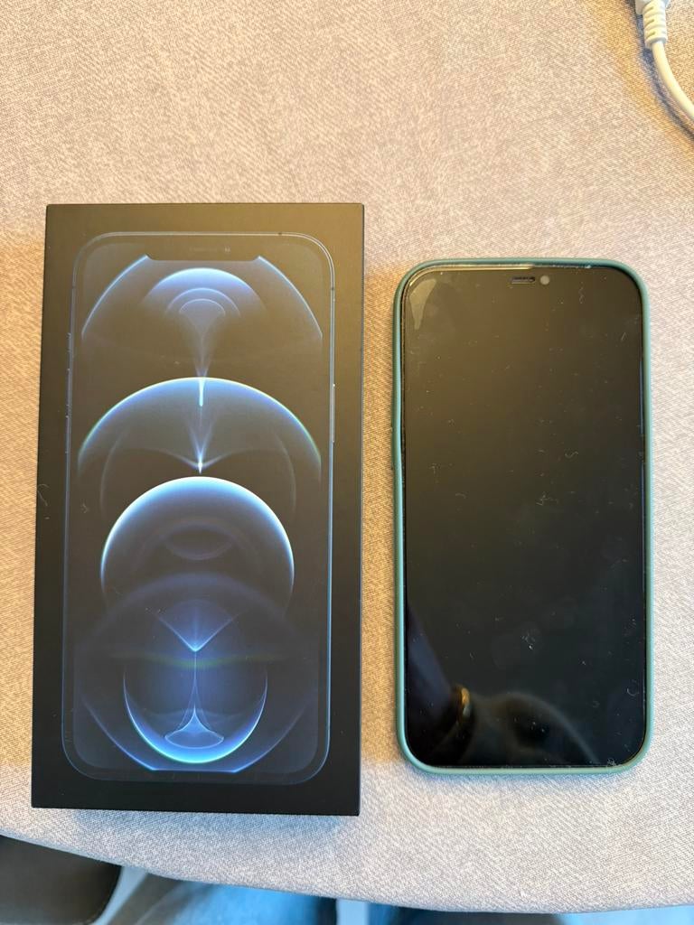 iPhone 12 Pro Max Bleu Pacifique 256, Télécoms, Téléphonie mobile | Apple iPhone, 256 GB, IPhone 12 Pro Max, Enlèvement, Utilisé
