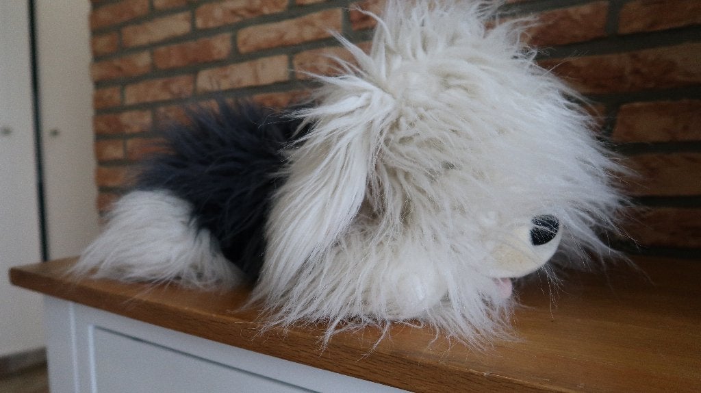 Samson knuffel vintage 1990, Kinderen en Baby's, Speelgoed | Knuffels en Pluche, Gebruikt, Overige karakters, Nicotoy, Hond