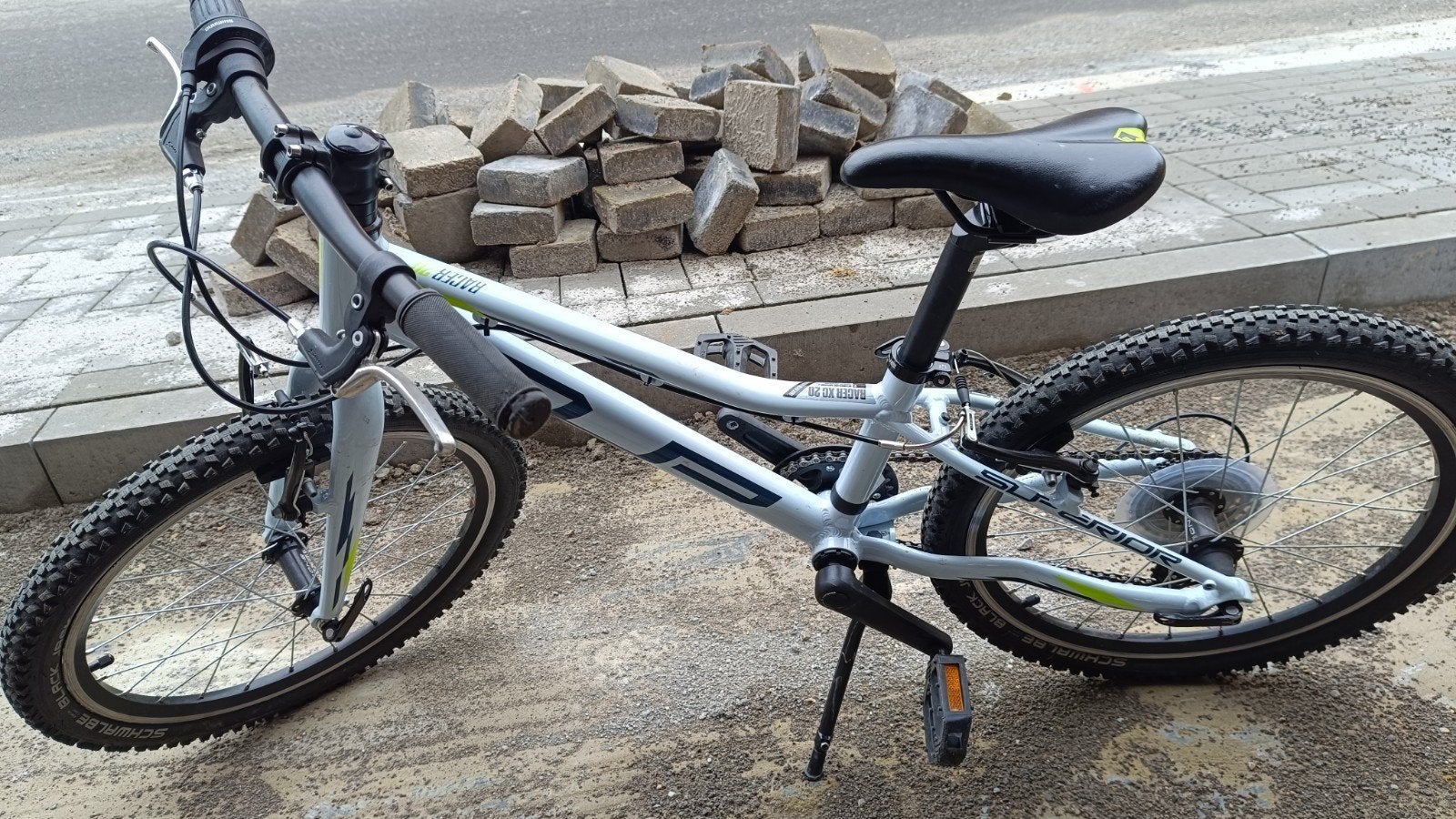 Racer XC 20 kinderfiets, Ophalen