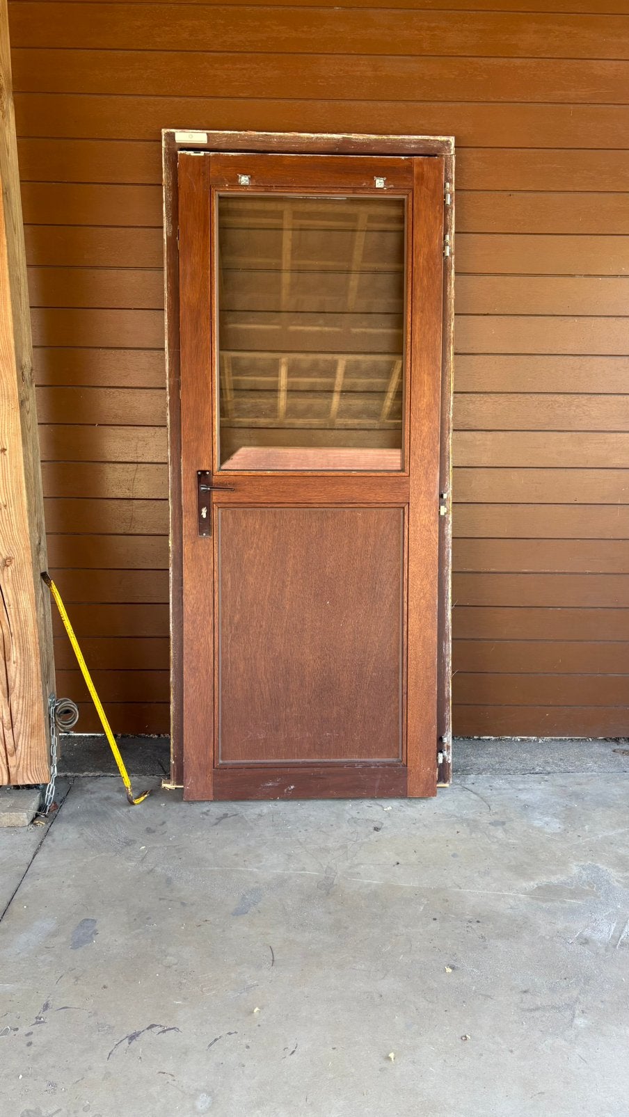 Porte extérieur en meranti, Porte extérieure, Enlèvement, Bois, 200 à 215 cm