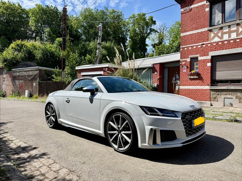 Audi TTS Roadster306cv Quattro S  - MATRIX B&O Cuir 50000km, Cuir, Argent ou Gris, Euro 6, 1968 cm³
