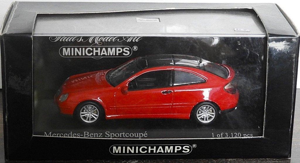 Mercedes-Benz C-Class Sport Coupe 2001 - Echelle 1:43, Hobby & Loisirs créatifs, Voitures miniatures | 1:43, Enlèvement ou Envoi