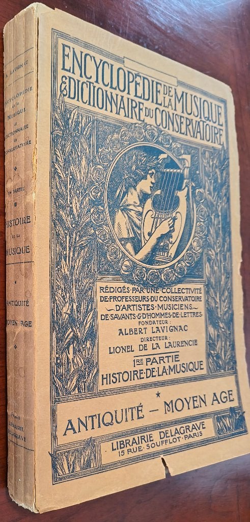 Encyclopédie de la Musique et Dictionnaire, Vol. 1, 1931, Gelezen, Ophalen of Verzenden, Los deel, Algemeen