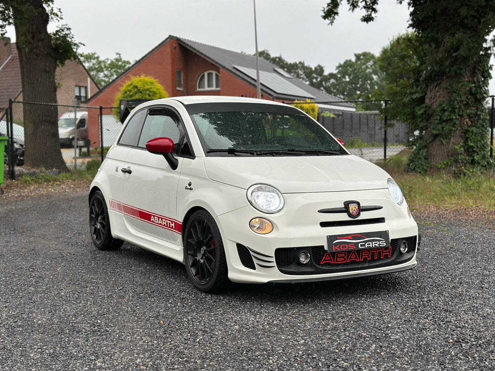 Fiat Abarth 500/1.4i Turbo/2009/190Pk, Auto's, Fiat, Voorwielaandrijving, 4 zetels, Stof, Zwart