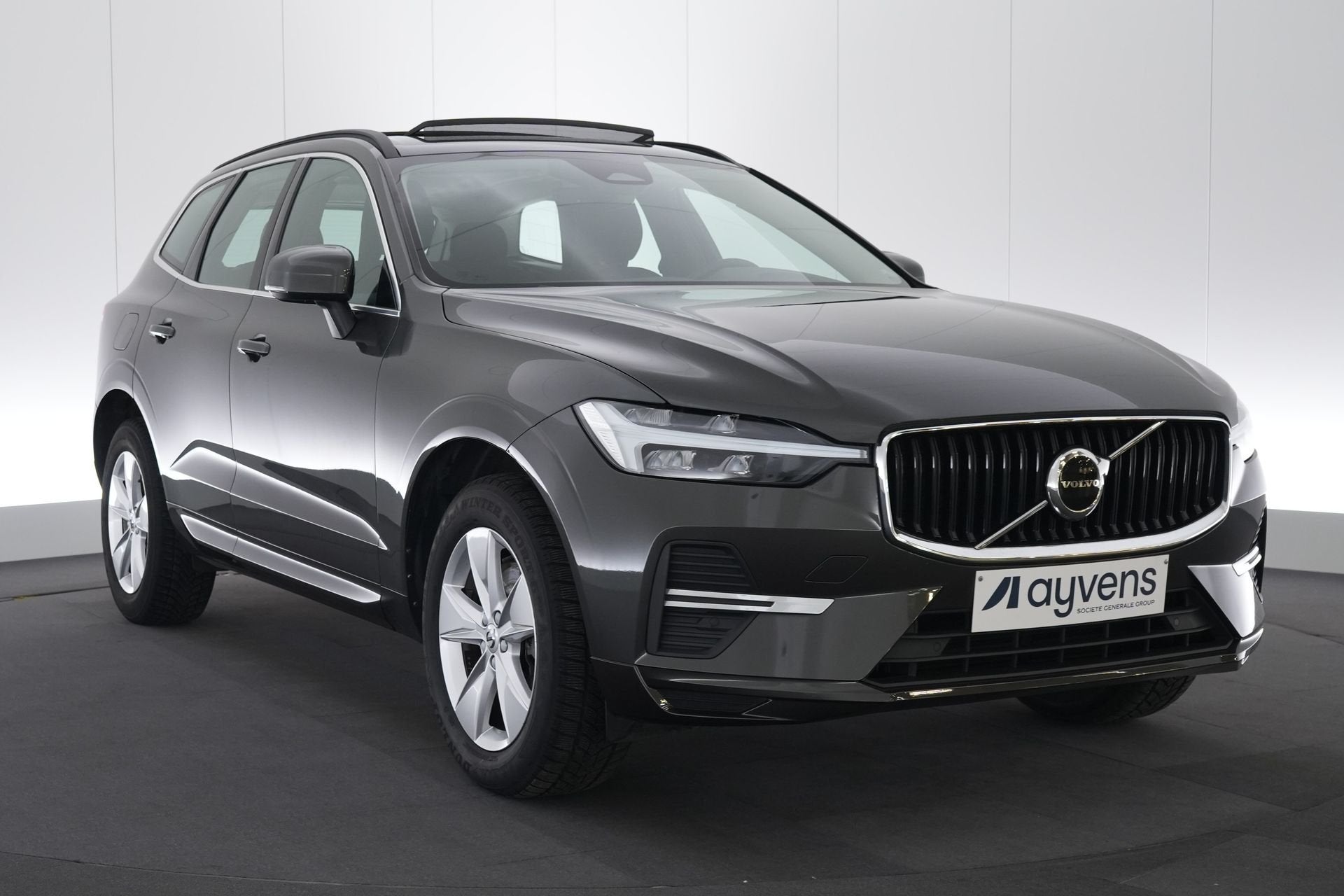 (2BQU946) VOLVO XC60, Argent ou Gris, Euro 6, Entreprise, Carnet d'entretien