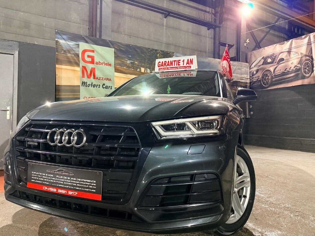 Audi Q5 Quattro 35TDI S-line Caméra Laser Toit pano Full, Cuir, Argent ou Gris, Achat, Euro 6