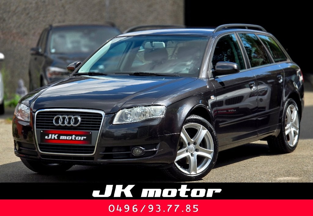 AUDI A4 Break  1.9 Tdi  115ch -  03/2007  -  165.000km, Auto's, Audi, A4, Zwart, Sound system, 1896 cc