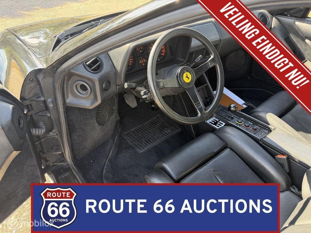 Ferrari Testarossa | 1987 | Route 66 Auctions, Autos, Oldtimers & Ancêtres, Achat, Entreprise, Boîte manuelle, Autre carrosserie