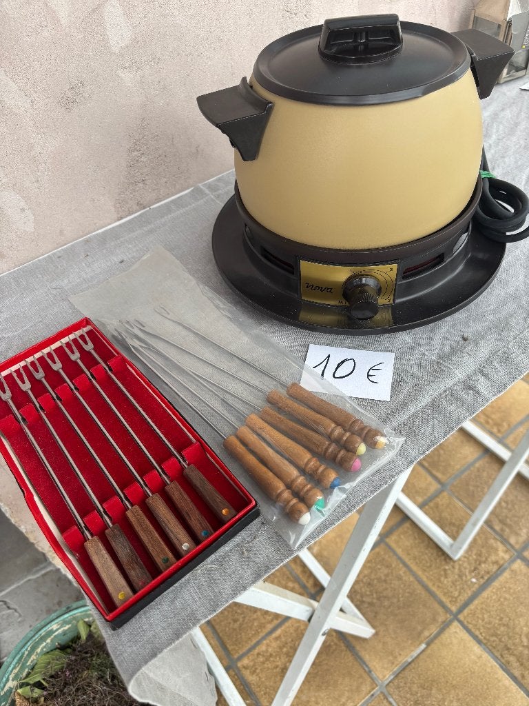 elektrisch fondue stel, Electroménager, Enlèvement ou Envoi, Comme neuf, Électrique