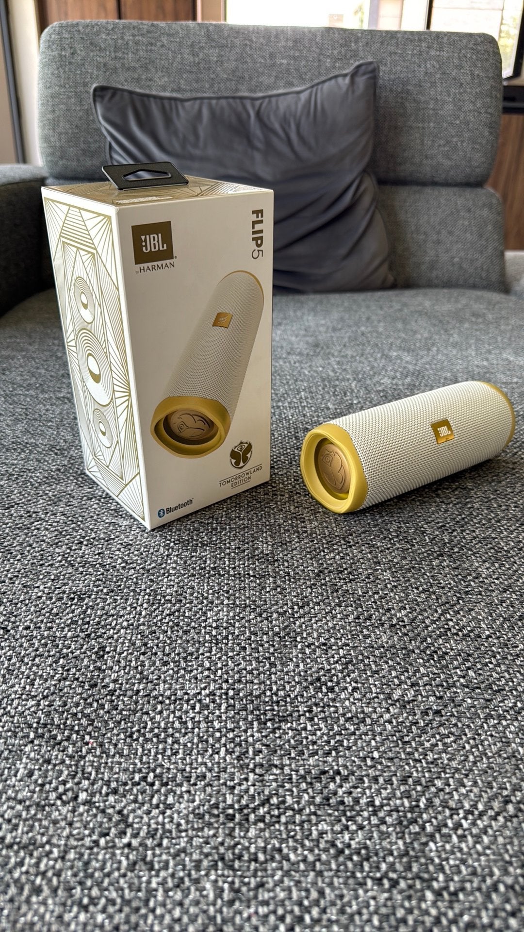 JBL flip5 Tomorrowland, Audio, Tv en Foto, Luidsprekerboxen, Ophalen, Zo goed als nieuw, JBL