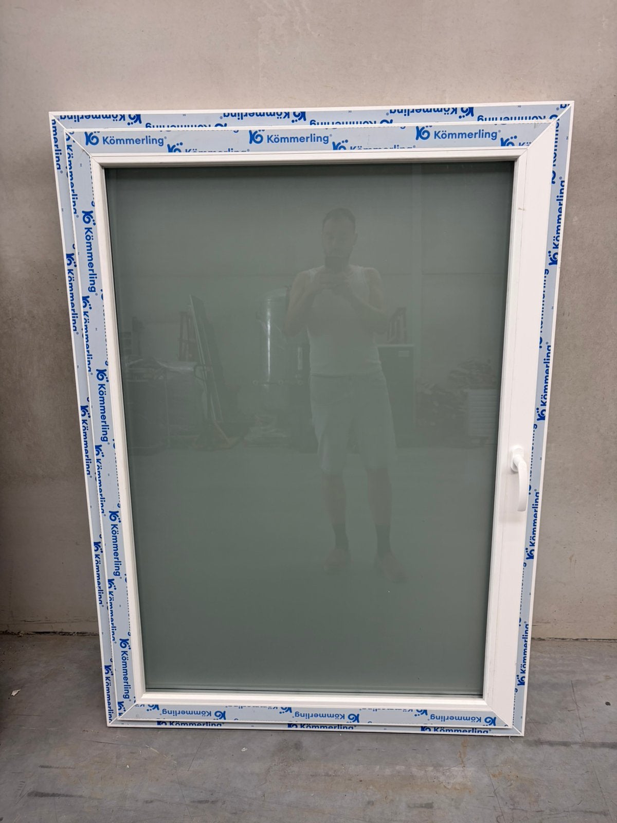 NIEUWE PVC kwaliteitsraam Kömmerling 76MD (114cm x 157cm), Doe-het-zelf en Bouw, Glas en Ramen, Ophalen