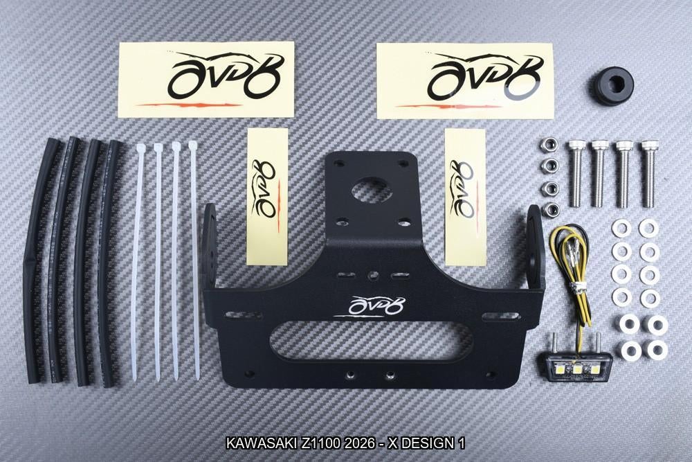 AVDB Korte Kentekenplaathouder KAWASAKI Z1100 2026 - X, Motoren, Ophalen of Verzenden, Nieuw