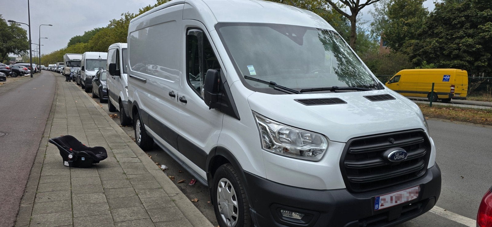 Ford transit L3H2 Automaat 2024, Auto's, Automaat, Wit, Particulier, Transit