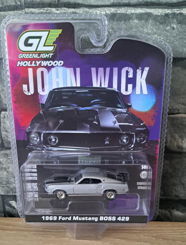Ford Mustang Boss 429 John Wick, Neuf, Enlèvement ou Envoi, Voiture, Greenlight