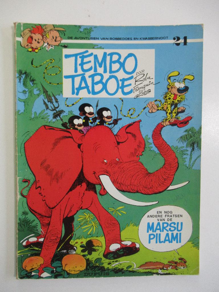 robbedoes...nr.24...tembo taboe, Enlèvement ou Envoi, Utilisé
