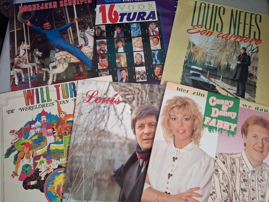 Lot 60 x Lp's Vinyl - Vlaamse Pop 33 RPM, Gebruikt, 10 inch, 1980 - 1989, Ophalen of Verzenden