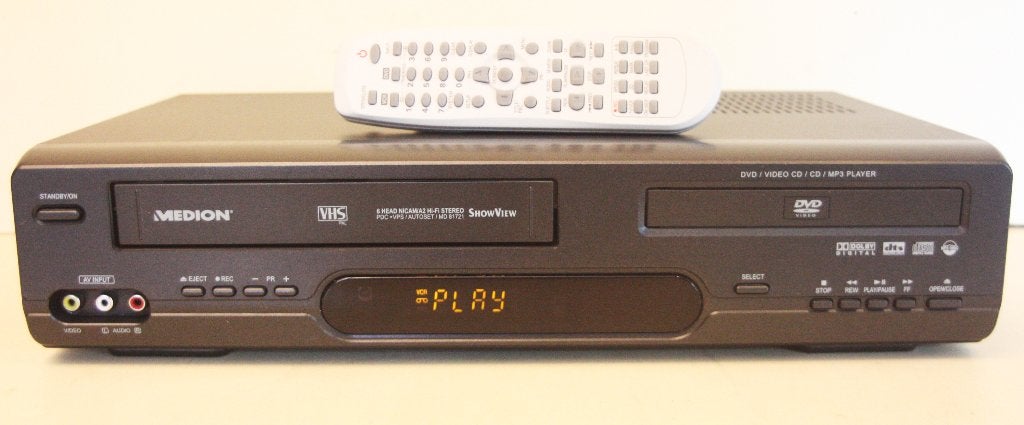 Medion Videorecorder & DVD In Eén Toestel, Audio, Tv en Foto, Videospelers, Zo goed als nieuw, Ophalen of Verzenden