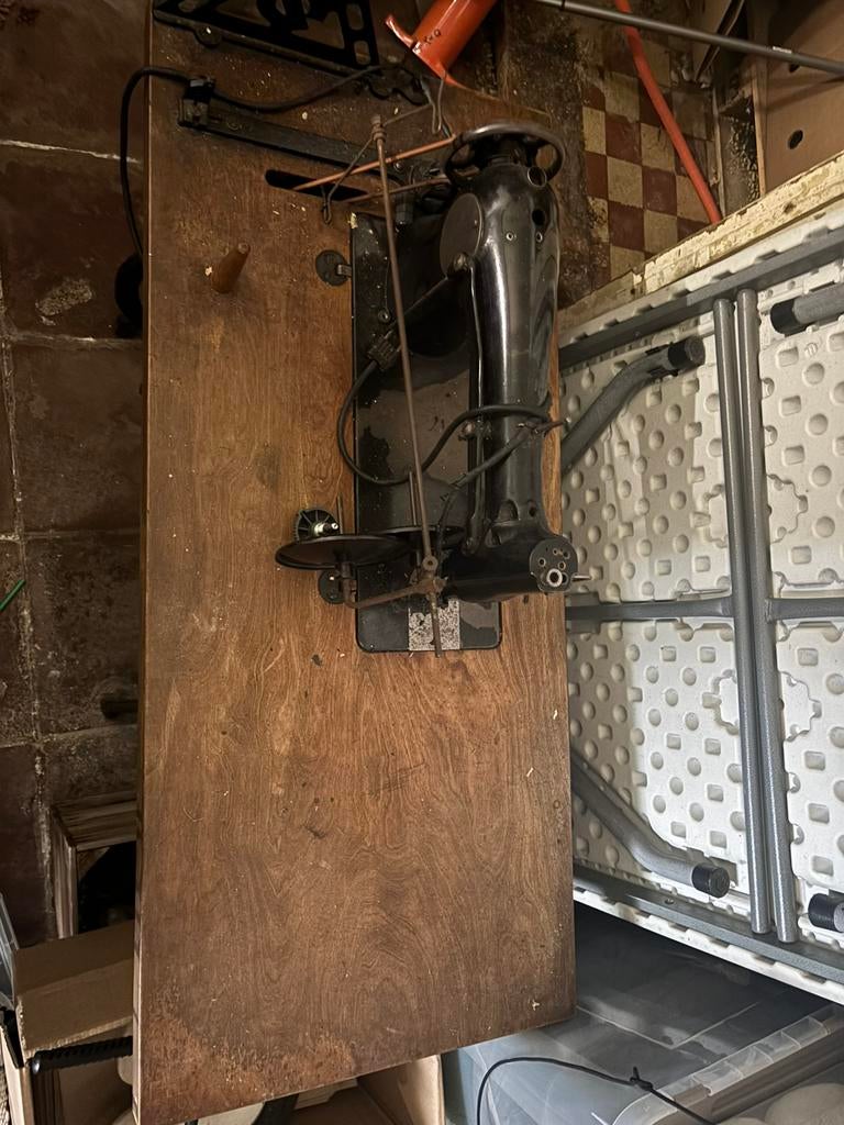 Singer stiekmachine, Antiek en Kunst, Ophalen